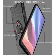 Husa pentru OnePlus Nord CE 3 Lite cu inel Armor Kickstand Tough Rugged Cover, (negru)