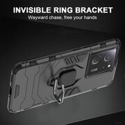 Husa pentru Xiaomi 13T / 13T Pro cu inel Armor Kickstand Tough Rugged Cover, (negru)