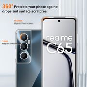 Husa pentru Realme C65 Slim Anti-Shock 1.5mm, Transparent