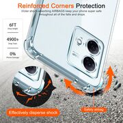 Husa pentru Motorola Moto G84 Anti-Shock 1.5mm, Reinforced 4 corners, transparent
