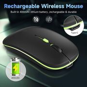 Husa cu tastatura iluminata pentru Samsung Galaxy Tab A9 8.7 inch si mouse wireless RGB iluminat LED, negru