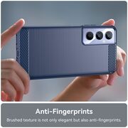 Husa pentru Realme C65 Liquid Carbon Silicone, navy blue