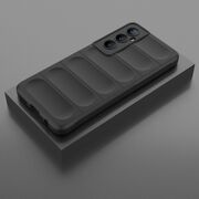 Husa pentru Realme C65 Liquid Silicone, Microfibre Lining, Non-Slip Airbag Design, negru