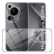 Husa pentru Huawei Pura 70 Ultra Slim Anti-Shock 1.5mm, Transparent