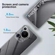 Husa pentru Huawei Pura 70 Ultra Slim Anti-Shock 1.5mm, Transparent