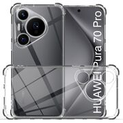 Husa pentru Huawei Pura 70 Pro Slim Anti-Shock 1.5mm reinforced corners, Transparent