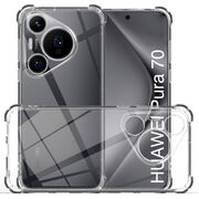 Husa pentru Honor Pura 70 Slim Anti-Shock 1.5mm reinforced corners, Transparent