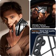 Pachet 360: Husa cu folie integrata pentru  Samsung Galaxy A35 Cover360 fata / spate - negru