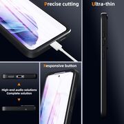 Pachet 360: Husa cu folie integrata pentru Samsung Galaxy S21 FE Cover360 fata / spate - negru