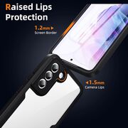 Pachet 360: Husa cu folie integrata pentru Samsung Galaxy S21 FE Cover360 fata / spate - negru