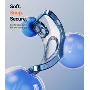Husa pentru iPhone 13 cu MagSafe Sparkle Glare Detachable Layer, cu protectie lentile - albastru / transparent
