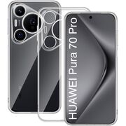Husa pentru Huawei Pura 70 Pro Slim Anti-Shock 1.5mm, Transparent