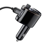 Transmitator auto Bluetooth, incarcator masina Baseus S-06