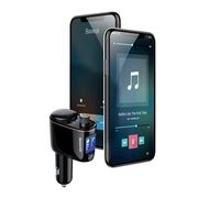 Transmitator auto Bluetooth, incarcator masina Baseus S-06