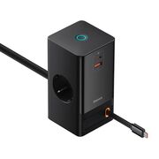 Prelungitor priza Shuko 65W USB, 2xType-C Baseus, PSLR000301