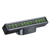 Suport numar telefon bord Baseus, negru, CNFT000001