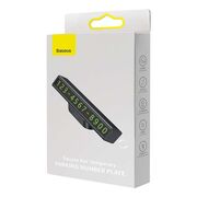 Suport numar telefon bord Baseus, negru, CNFT000001