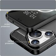 Husa pentru Huawei Pura 70 Carbon Silicone, navy blue