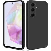 Husa pentru Samsung Galaxy A35 5G Liquid Silicone, negru