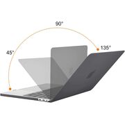 Carcasa pentru MacBook Air 13 2022 / 2024 M2, M3 Hard Shell Frost, negru mat