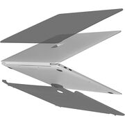 Carcasa pentru MacBook Air 13 2025 / 2024 / 2022 M4, M3, M2 Hard Shell Frost, negru mat
