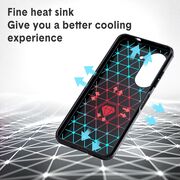 Husa pentru Asus Zenfone 10 Liquid Carbon Silicone, negru