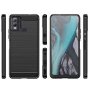 Husa pentru Nokia C22 Liquid Carbon Silicone, negru
