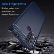 Husa pentru Nokia C22 Liquid Carbon Silicone, navy blue