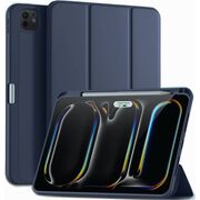 Husa pentru Apple iPad Pro 13" (2024) cu functie wake-up/sleep si compartiment pentru Apple Pen, tip stand, navy blue