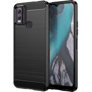 Husa pentru Nokia C22 Liquid Carbon Silicone, negru