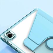 Husa pentru Samsung Galaxy Tab A9 8.7 inch rotativa de tip stand cu functie sleep/wake-up, sky blue