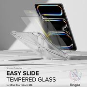 Folie sticla iPad Pro 11 (2024) Ringke Easy Slide Tempered Glass, transparenta