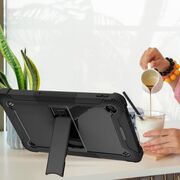 [Pachet 360°] Husa + folie din sticla pentru  Lenovo Tab M10 Plus 10.6 inch (3rd gen) TB-125F, TB-128F Rugged Heavy Duty - roz