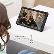 [Pachet 360°] Husa + folie sticla Lenovo Tab M10 Plus TB-X606F Techsuit Rugged TabShell, negru