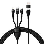 Cablu de date USB, Type-C Baseus Flash Series 2, 100W, negru
