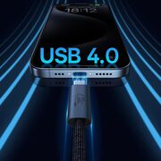 Cablu de date Type-C Baseus Flash Series 2, 240W, 1m, negru