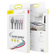 Cablu de date Type-C Baseus Rapid Series, 4in1, CA1T4-A01, negru