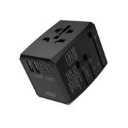 Adaptor priza universal PD45W, 2 x USB, 3 x Type-C, EU, UK, AUS, US, HHT905