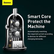 Incarcator auto USB Baseus, 5V, 3.1A, alb, CCALL-ML02