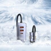 Incarcator auto USB Fast Charge Baseus, 120W, gri, CCBT-B0G