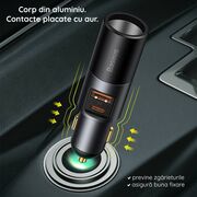 Incarcator auto bricheta Type C si USB, 120W Baseus, CCBT-C0G