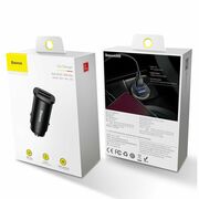 Incarcator auto Baseus Fast Charge 2x USB, negru, CCALL-DS01