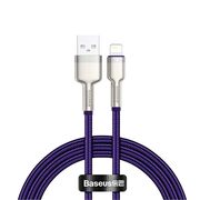 Cablu de date USB la Lightning Baseus, 2.4A, 1m, mov, CALJK-A05