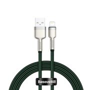 Cablu de date USB la Lightning Baseus, 2.4A, 1m, verde, CALJK-A06