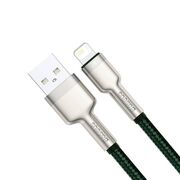 Cablu de date USB la Lightning Baseus, 2.4A, 1m, verde, CALJK-A06