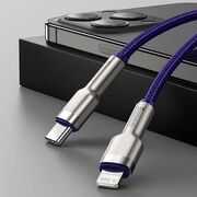 Cablu date Type-C la Lightning Baseus, 20W, 1m, CATLJK-A05, mov