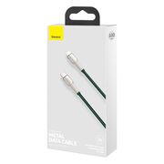 Cablu date Type-C la Lightning Baseus, 20W, 1m, CATLJK-A06, verde