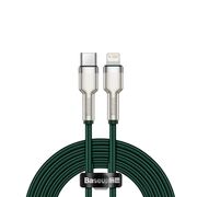 Cablu de date Type C Baseus, 20W, 2m, verde, CATLJK-B06