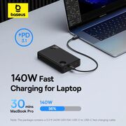 Power bank USB Type-C pentru MacBook, Dell Baseus USB, 2x Type-C, 24000mAh, 140W, P10021508113-00