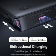 Powerbank tip C, iPhone Baseus, 10000mAh, P10067501123-00
